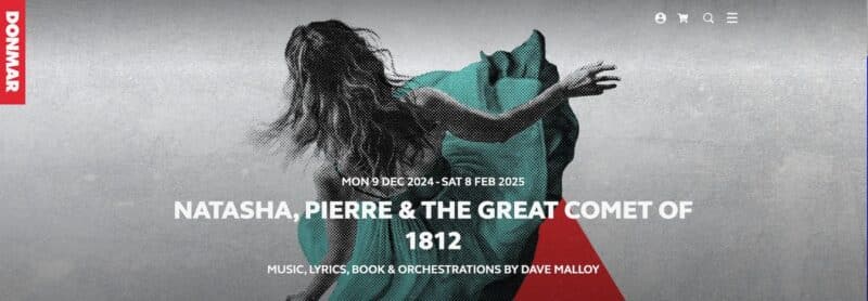 Natasha, Pierre & The Great Comet of 1812 - musical production with sound by Autograph